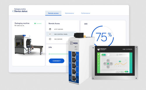 Software de mando - Remote Access - IXON bv - HMI / configuración / servidor