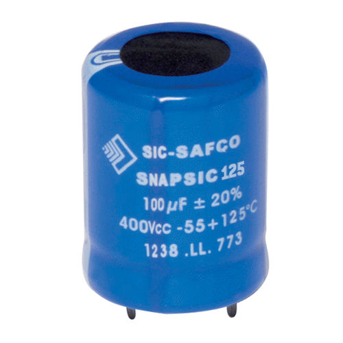 Condensador eléctrico electrolítico - SNAPSIC 125 - EXXELIA - cilíndrico / de filtrado / DC