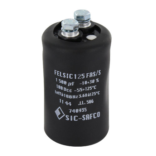 Condensador eléctrico electrolítico - FELSIC 125 FRS - EXXELIA - de rosca