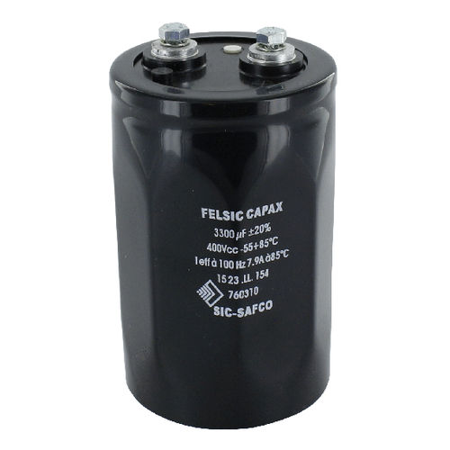 Condensador eléctrico electrolítico - FELSIC CAPAX - EXXELIA - de rosca