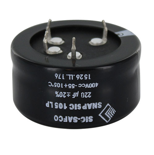 Condensador eléctrico electrolítico - SNAPSIC 105 LP  - EXXELIA - enchufable