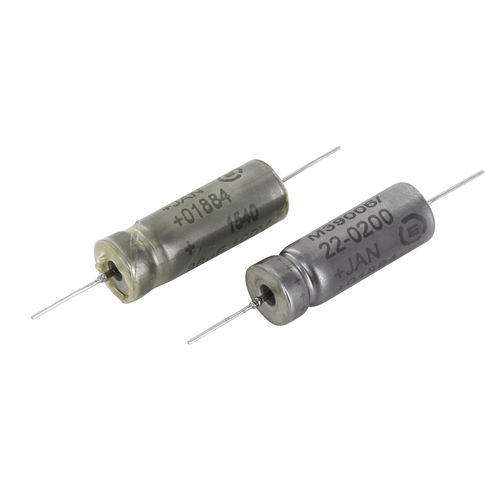 Condensador eléctrico de tántalo - MIL 39006/22 - EXXELIA - axial