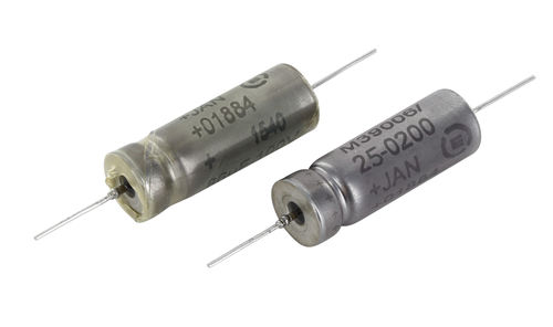 Condensador eléctrico de tántalo - MIL 39006/25 - EXXELIA - axial