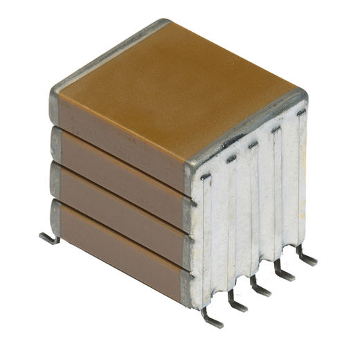 Condensador eléctrico de cerámica - SCT series - EXXELIA - chip / de alta temperatura / de factor de capacidad