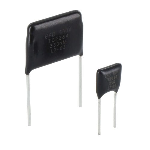 Condensador eléctrico de cerámica - TCF series NPO - EXXELIA - radial / de alta tensión