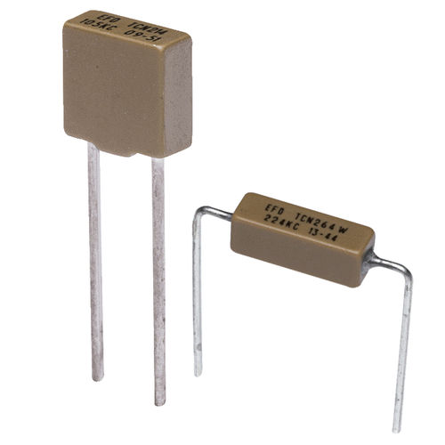 Condensador eléctrico de cerámica - TCN SELF-PROTECTED SERIES - EXXELIA - radial / axial / de alta temperatura