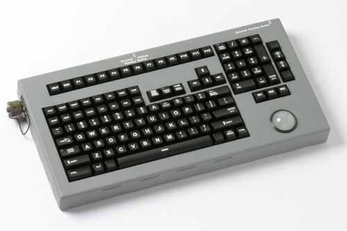 Teclado empotrable - MRI-1589-001 - Devlin - de mesa / con trackball / industrial