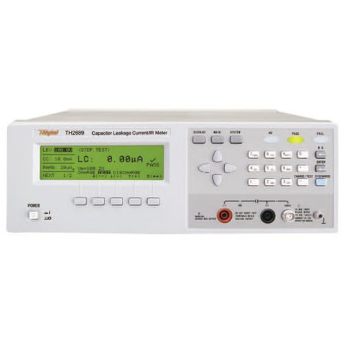 Comprobador de resistencia de aislamiento - TH2689 - Changzhou Tonghui Electronic Co., Ltd. - de corriente de fuga / de capacidad / de condensadores