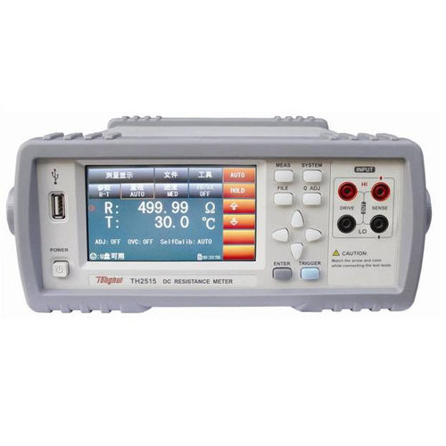 Óhmetro digital - TH2515 - Changzhou Tonghui Electronic Co., Ltd. - portátil / de sobremesa / de alta tensión