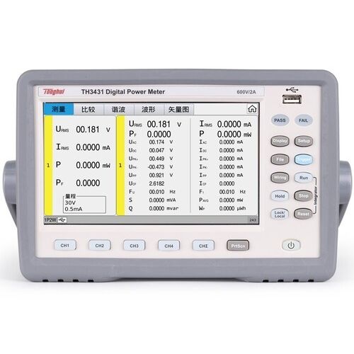 Dispositivo de medición de potencia multímetro - TH3431 - Changzhou Tonghui Electronic Co., Ltd. - de potencia aparente / digital / benchtop