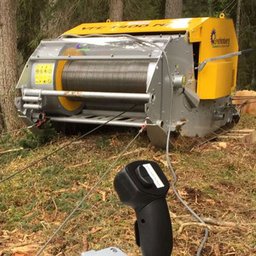 Cabrestante hidráulico - VFE 1400 - greifenberg teleferiche - de elevación / montado en trineo
