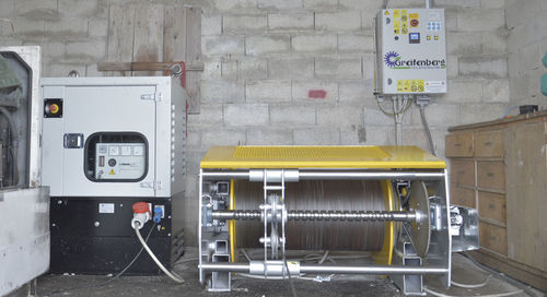 Cabrestante eléctrico - Lew 1800_R - greifenberg teleferiche - de elevación / de tambor / montado en trineo