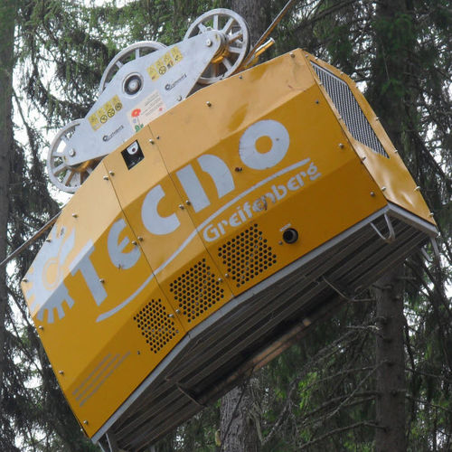 Aparejo motorizado - Tecno - greifenberg teleferiche - para descarga de madera en ascenso y descenso