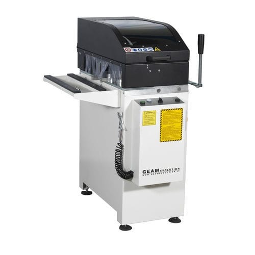 Retestadora para aluminio - PIRANHA - geam evolution srl - de ángulo variable / neumática / para perfiles
