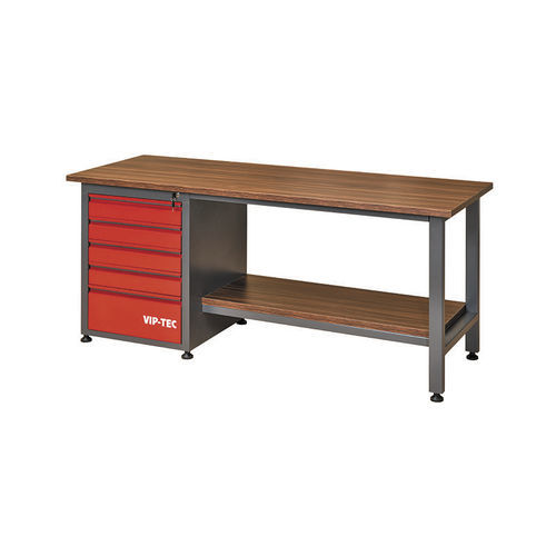 Banco de trabajo de madera - VT100005 - VİP-TEC - para taller / con 5 cajones / con tablas