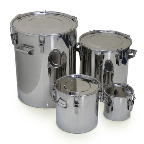 Bidón de acero inoxidable - A926 series - Sampling Systems Ltd - de abertura total / con asas / de boca ancha