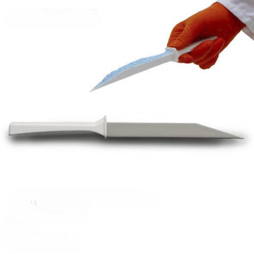 Espátula para laboratorio - SteriWare Open V - Sampling Systems Ltd - para muestras