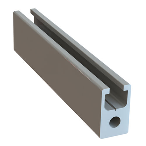 Perfil de aluminio anodizado - 1.01.02.0107 - Milper sas - para la industria