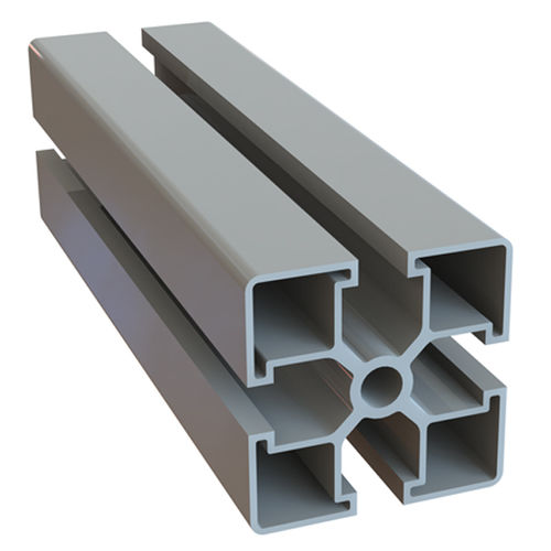 Perfil de aluminio - 1.01.02.0083 - Milper sas - ranurado / para la industria