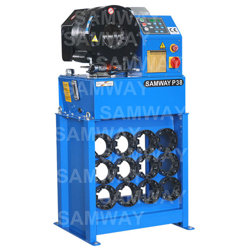Engastadora para tubos flexibles hidráulicos - P38D - WUXI SAMWAY CO.,LTD - automática / controlada por PLC / de gran capacidad
