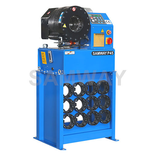 Engastadora para tubos flexibles hidráulicos - P45D - WUXI SAMWAY CO.,LTD - automática / controlada por PLC / de gran capacidad