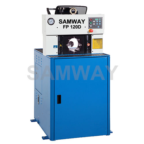 Engastadora para tubos flexibles hidráulicos - FP120D - WUXI SAMWAY CO.,LTD - automática / controlada por PLC / de gran capacidad