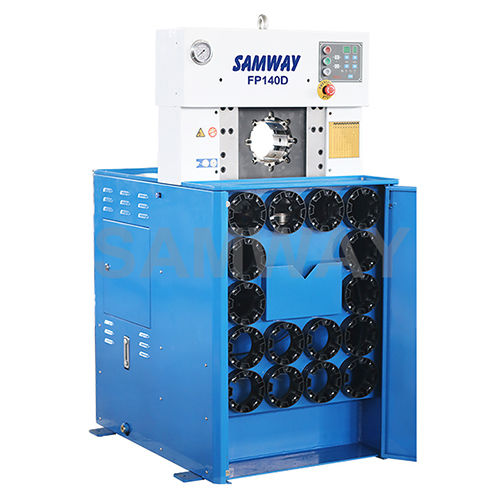 Engastadora para tubos flexibles hidráulicos - FP140D - WUXI SAMWAY CO.,LTD - automática / hidráulica / controlada por PLC