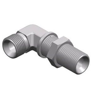 Racor en horizontal - S6B9-LN series  - WUXI SAMWAY CO.,LTD - hidráulico / roscado / codo de 90º