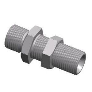 Racor en horizontal - S6B-LN series  - WUXI SAMWAY CO.,LTD - hidráulico / roscado / macho
