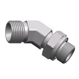 Racor hidráulico - S1BG4-OG series  - WUXI SAMWAY CO.,LTD - roscado / codo a 45º / macho-macho