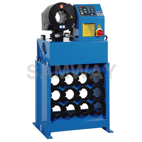 Engastadora de tubos flexibles - YL20S - WUXI SAMWAY CO.,LTD - automática / hidráulica / con pedal