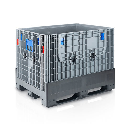 Caja-palé plegable - 981054 - TBA plastové obaly s. r. o. - de PEAD / para almacenamiento / de transporte