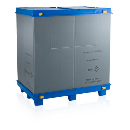 Caja-palé plegable - 981150 - TBA plastové obaly s. r. o. - de plástico / para almacenamiento / de transporte