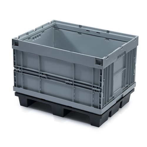 Caja-palé plegable - 981009 - TBA plastové obaly s. r. o. - de plástico / para almacenamiento / de transporte