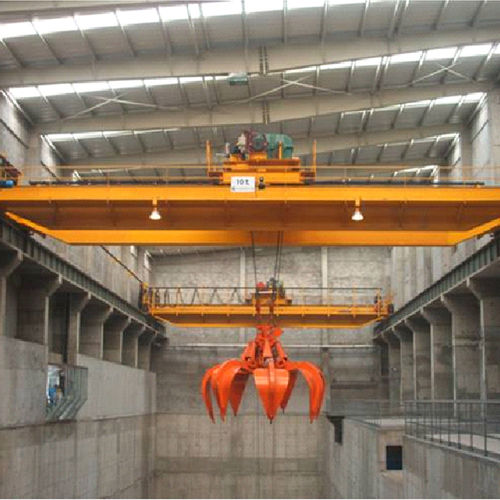 Puente grúa con cuchara - QZ - Nucleon (Xinxiang) Crane Co., Ltd. - de riel doble / con sistemas de elevación ligera / para taller