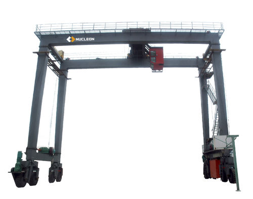 Pórtico con neumáticos - RTG - Nucleon (Xinxiang) Crane Co., Ltd. - para contenedores / de riel doble / para grandes cargas