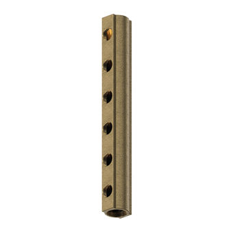 Manifold de agua - HPS International - de 6 vías / de latón