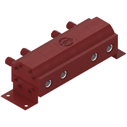 Repartidor de caudal de engranaje - DR2-4 - HPS International - de 4 vías / hidráulico