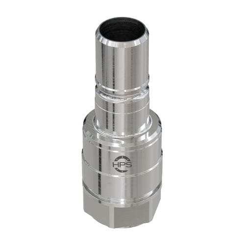 Racor autoestanco - SERIE-I - HPS International - hidráulico / roscado / de latón niquelado