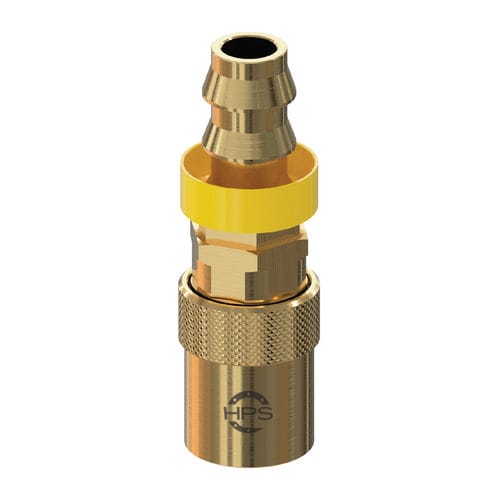 Racor de encaje - HPS International - hidráulico / de latón / para tubo push-to-lock