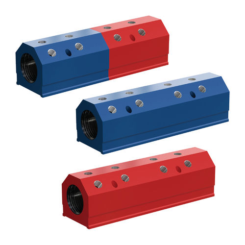 Manifold de agua - HPAC – 1” 1/2 - HPS International - multivía / de aluminio / para aplicaciones hidráulicas
