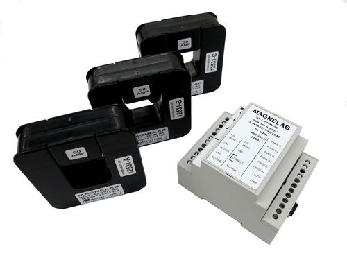 Sensor de corriente con transformador - SCT-200W series  - Manutech Europe - en riel DIN / AC / con apertura