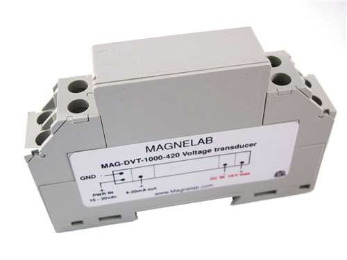 Transductor de tensión DC - DVT-100 - Manutech Europe - en riel DIN