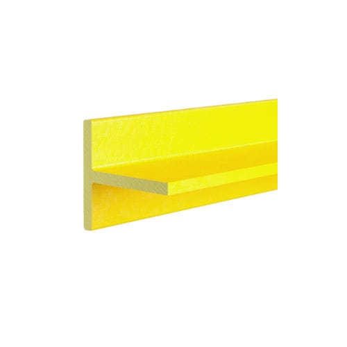 Perfil de poliéster reforzado por fibra de vidrio - PT series - P-TREX - en T / para la industria / de construcción