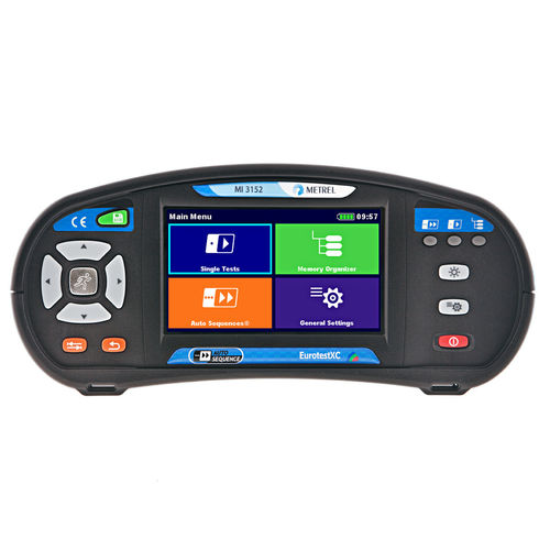 Comprobador de tensión - MI 3152 EurotestXC - METREL - de continuidad / de resistencia de aislamiento / de fases