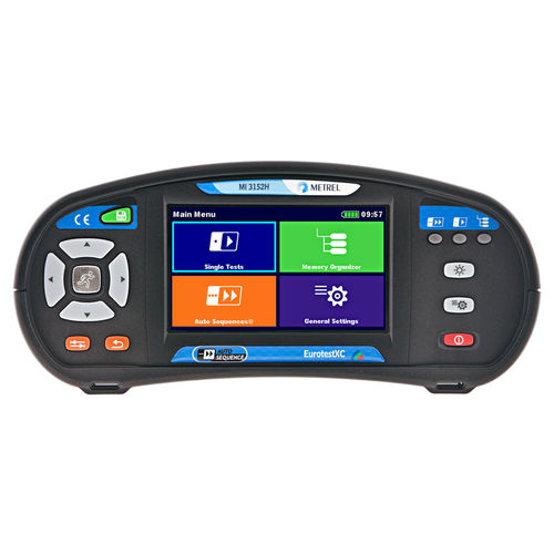 Comprobador de tensión - MI 3152H EurotestXC - METREL - de continuidad / de resistencia de aislamiento / de fases