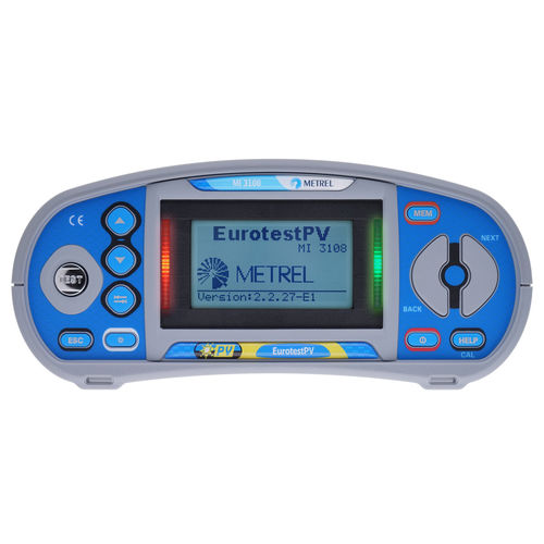Comprobador de tensión - MI 3108 EurotestPV - METREL - de aislamiento / de corriente residual / de impedancia de bucle