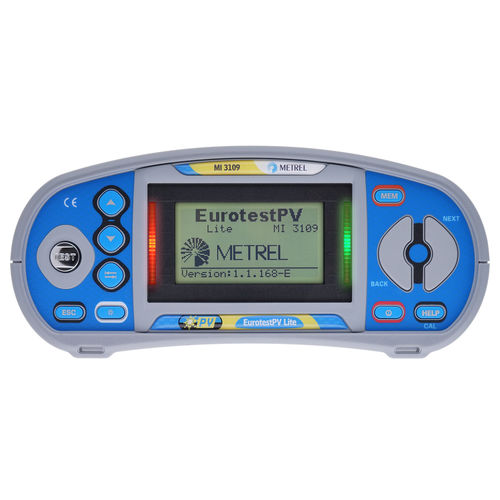 Comprobador de tensión - MI 3109 EurotestPV Lite - METREL - de aislamiento / de continuidad / de potencia