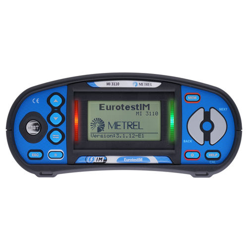 Comprobador de tensión - MI 3110 EurotestIM  - METREL - de corriente de fuga / de fases / de impedancia