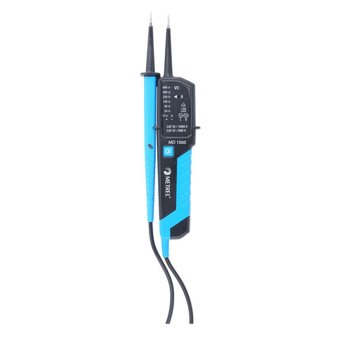 Comprobador de tensión - MD 1060 LED - METREL - de continuidad / de fases / de fase